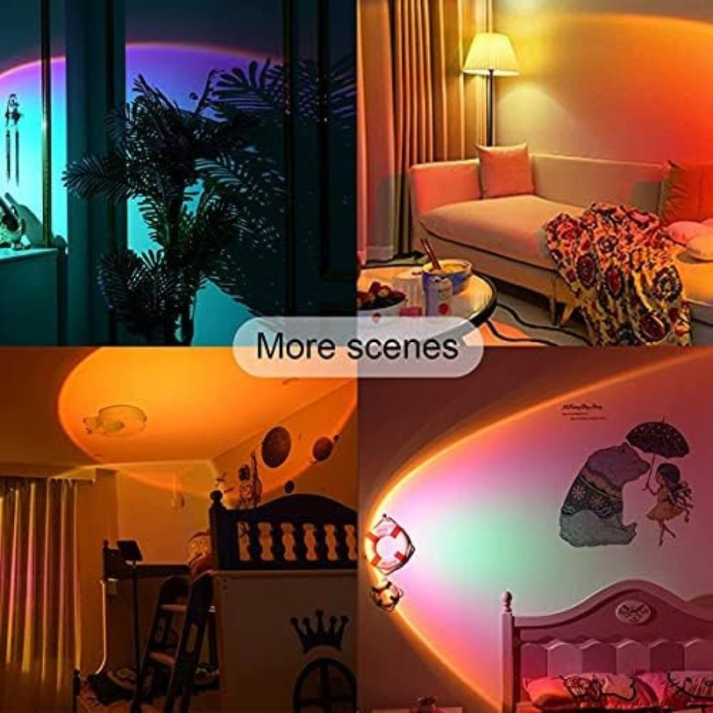 Astrohuge Sunset Projection Lamp (16-Color Mood Light)