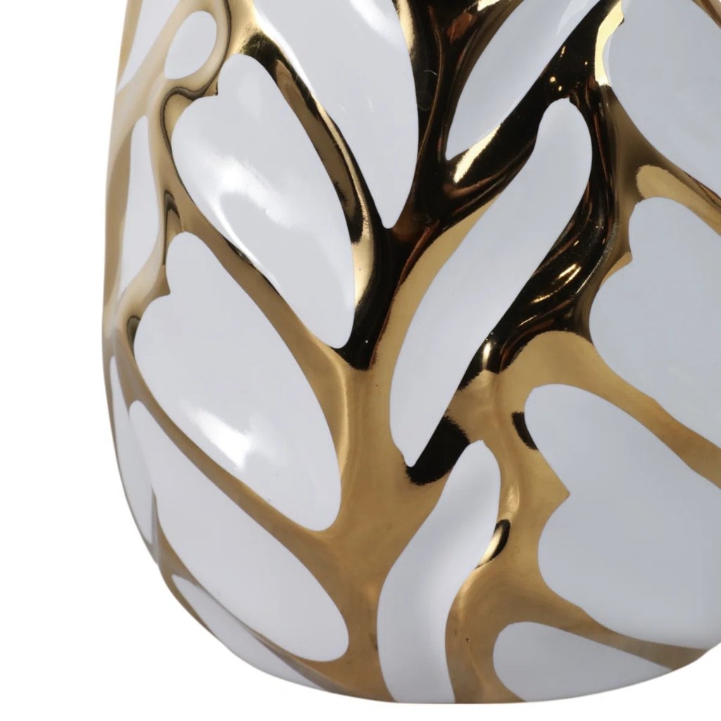 Astrohuge Stoneware Ceramic Vase with Textured Decorative Design