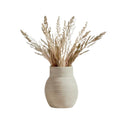 Astrohuge Faux Pampas Arrangement in Textured Cement Vase